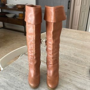 Brown Ralph Lauren tall boot